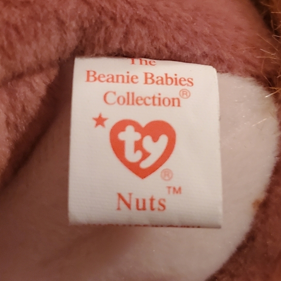 TY Beanie Baby - NUTS the Squirrel (5.5 inch) - Retired 1996 - Picture 7 of 7
